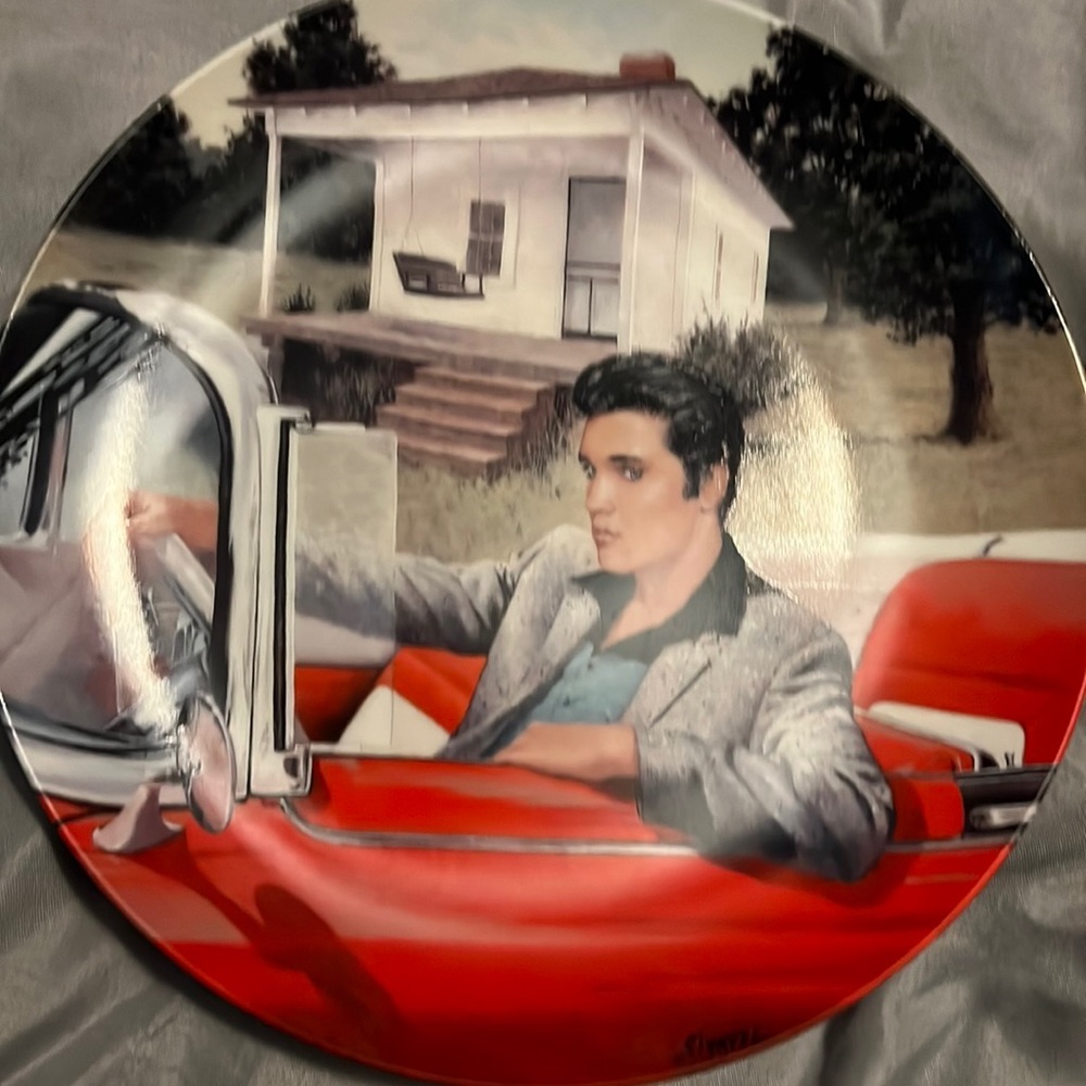 Elvis Birthdate Plate
